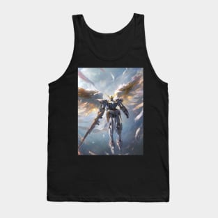 Winged Warriors: Gundam Wing, Mecha Epic, and Anime-Manga Legacy Unleashed Tank Top